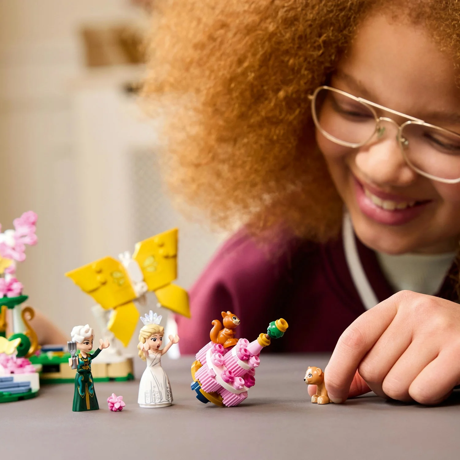 LEGO® Wicked Glinda’s Wedding Day Butterfly Toy for Kids’ Role Play 75688