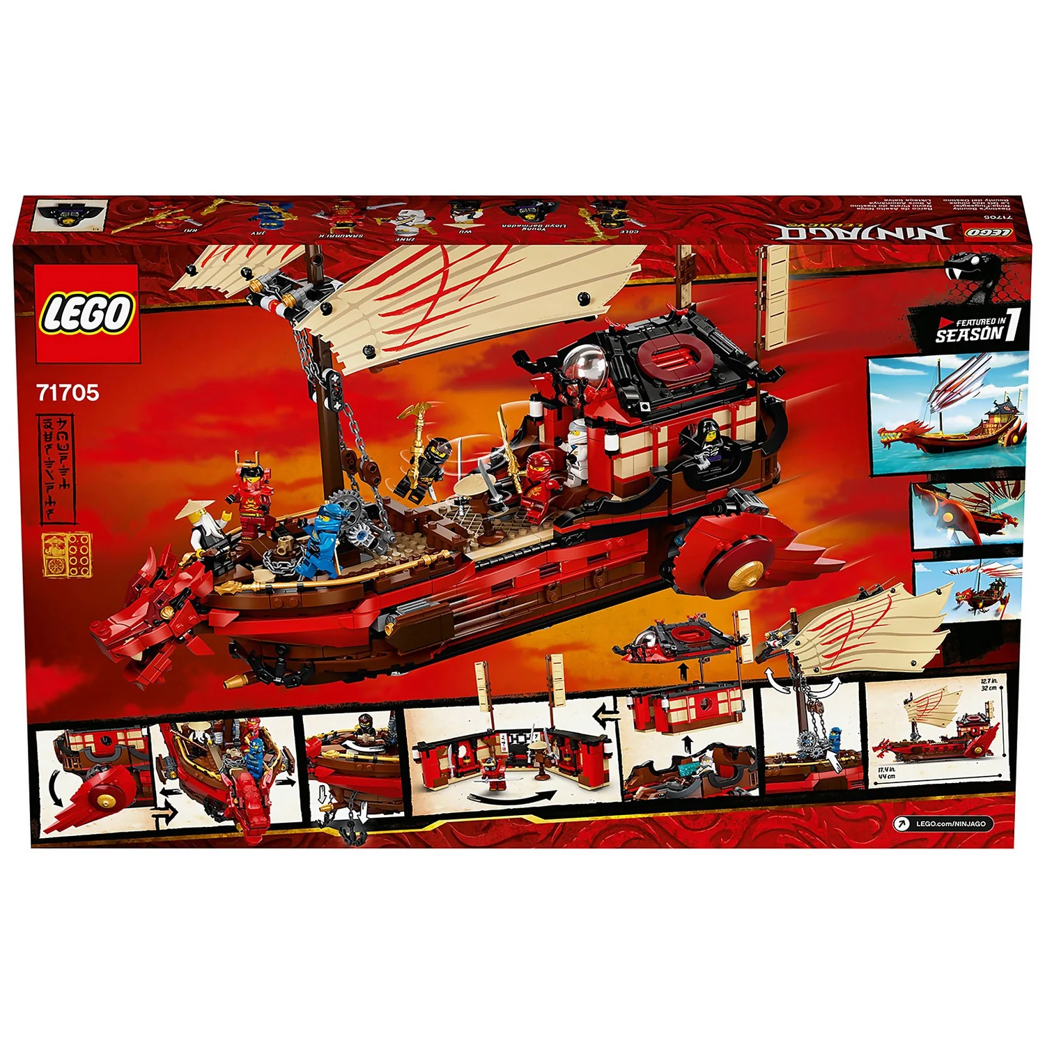 LEGO NINJAGO: Legacy Destiny's Bounty Ship Set (71705)
