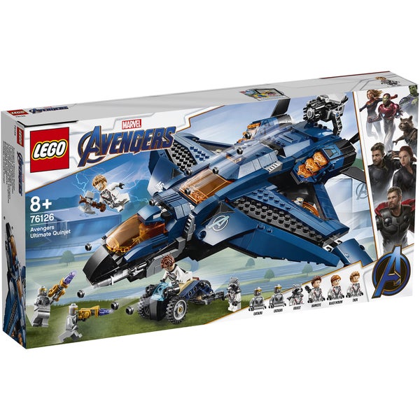 LEGO Marvel Avengers Ultimate Quinjet Plane Toy (76126)