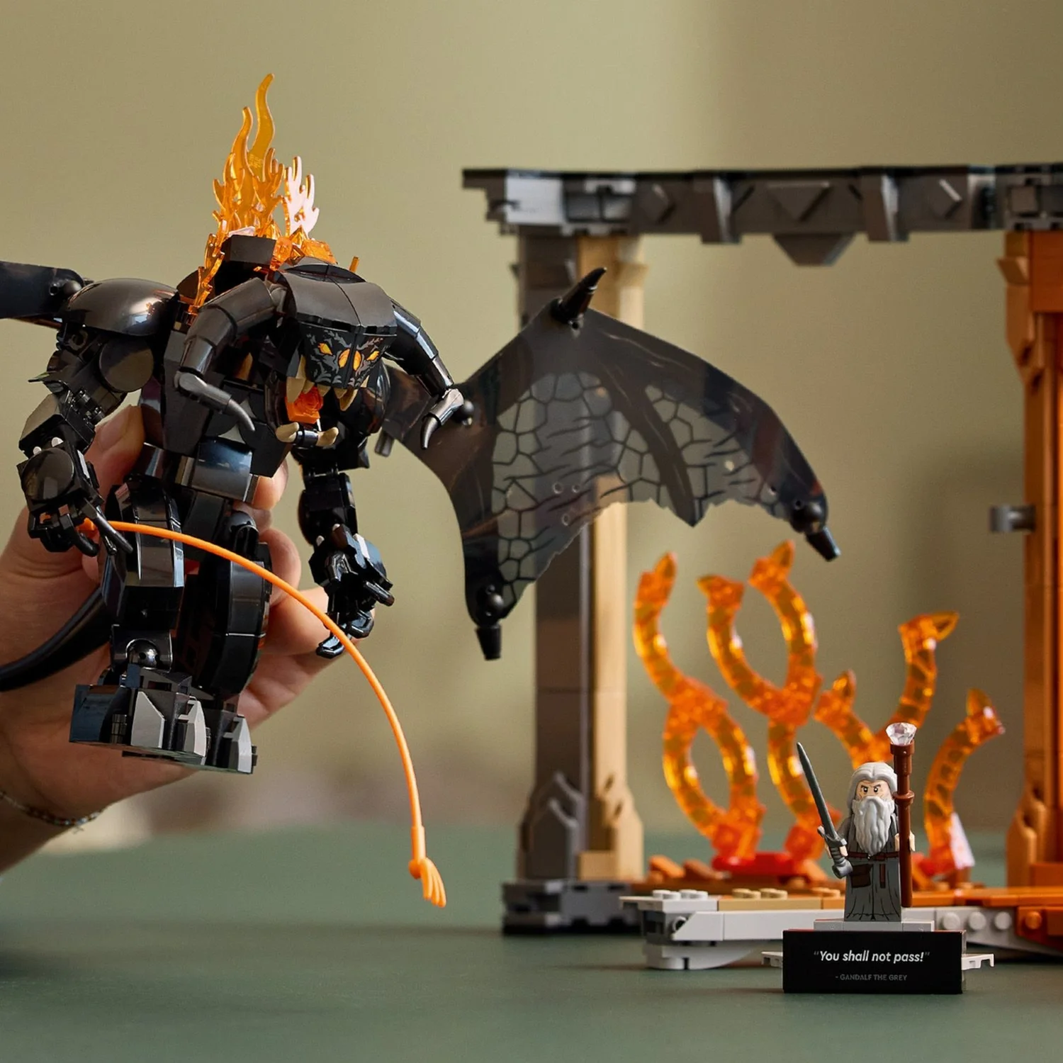 LEGO Icons The Lord of the Rings: Balrog Book Nook Set 10367