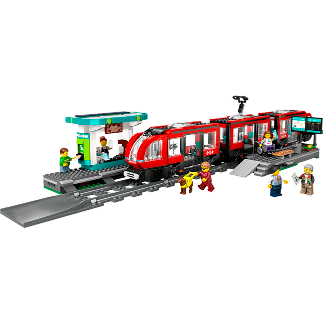 LEGO City Trains - Downtown Streetcar and Station