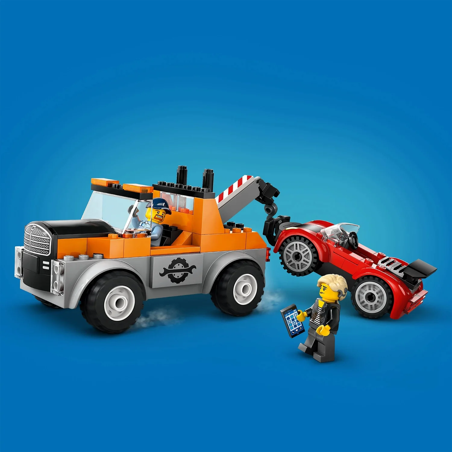 LEGO City Tow Truck and Sports Car Repair Toy Set 60435