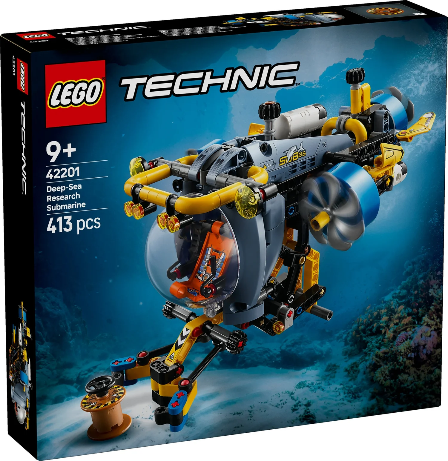 LEGO Technic Deep-Sea Research Submarine Building Toy 42201