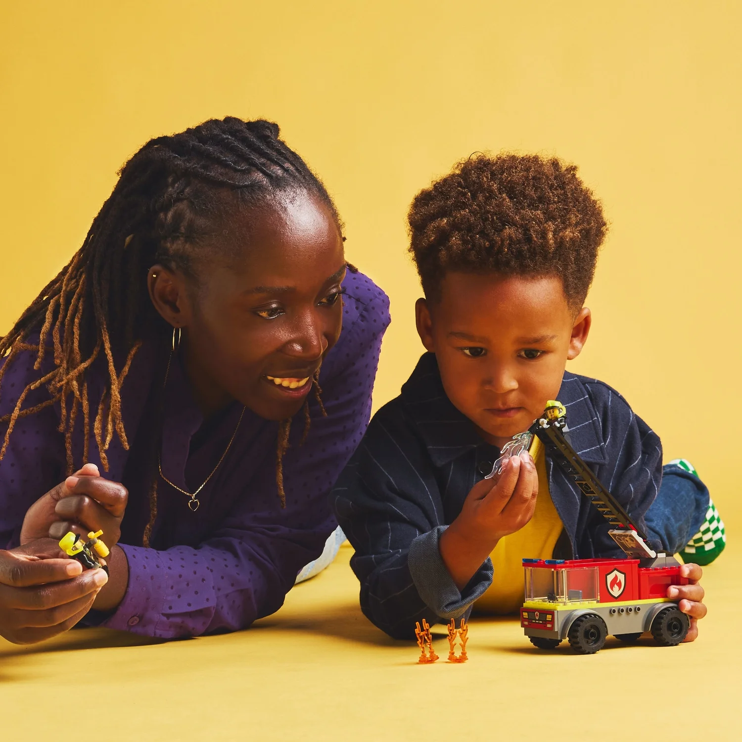 LEGO City Fire Engine with Ladder, Firefighter Toy 60463