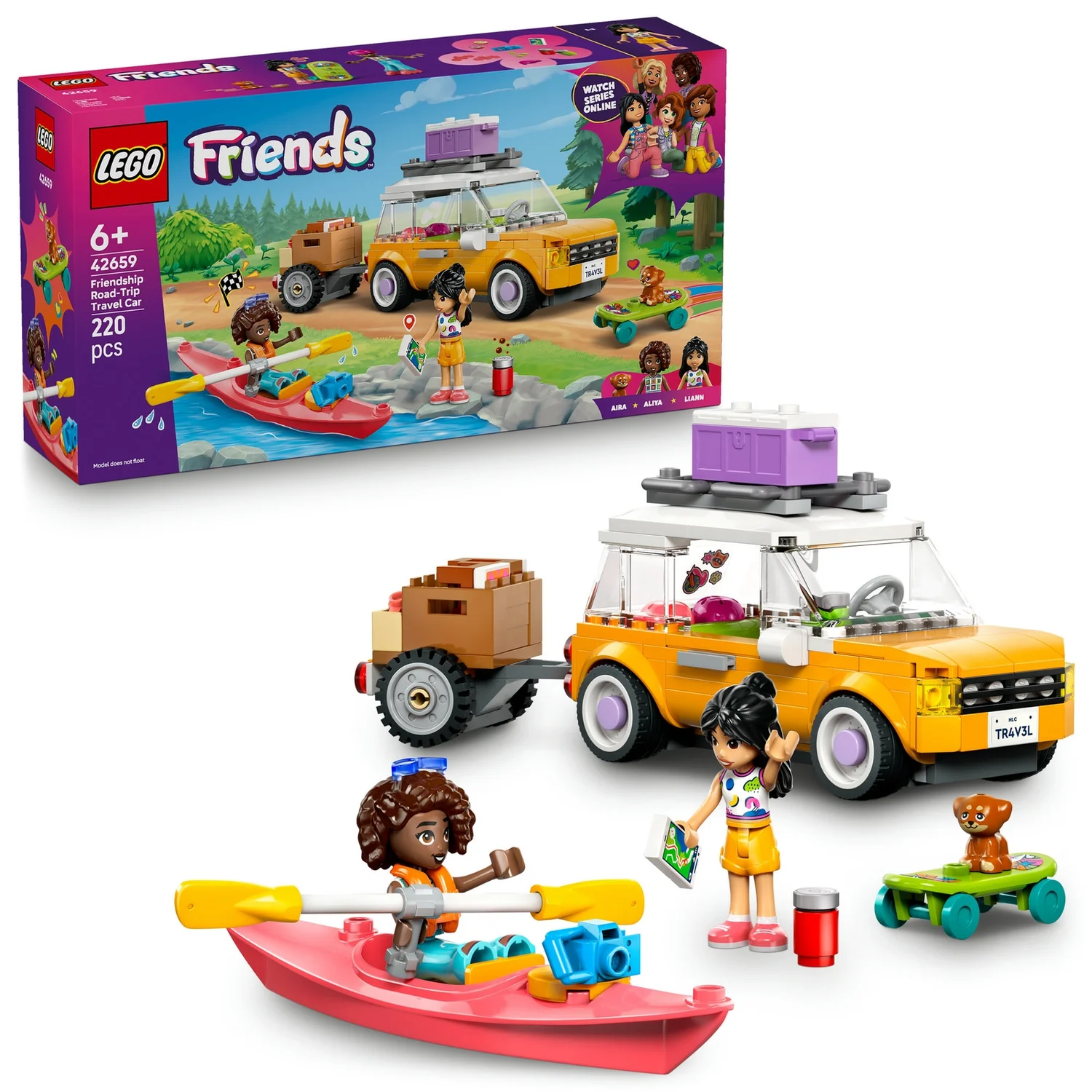 LEGO® Friends Friendship Road-Trip Travel Car Building Set 42659