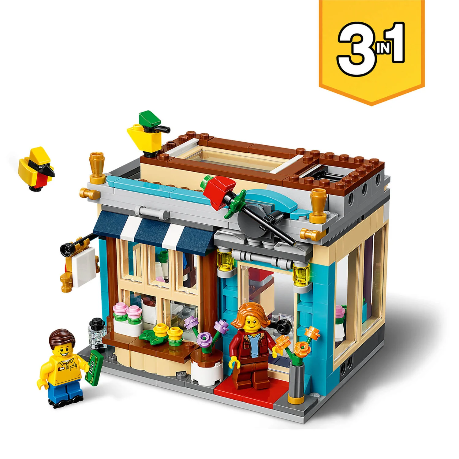 LEGO Creator: 3in1 Townhouse Toy Store Construction Set (31105)