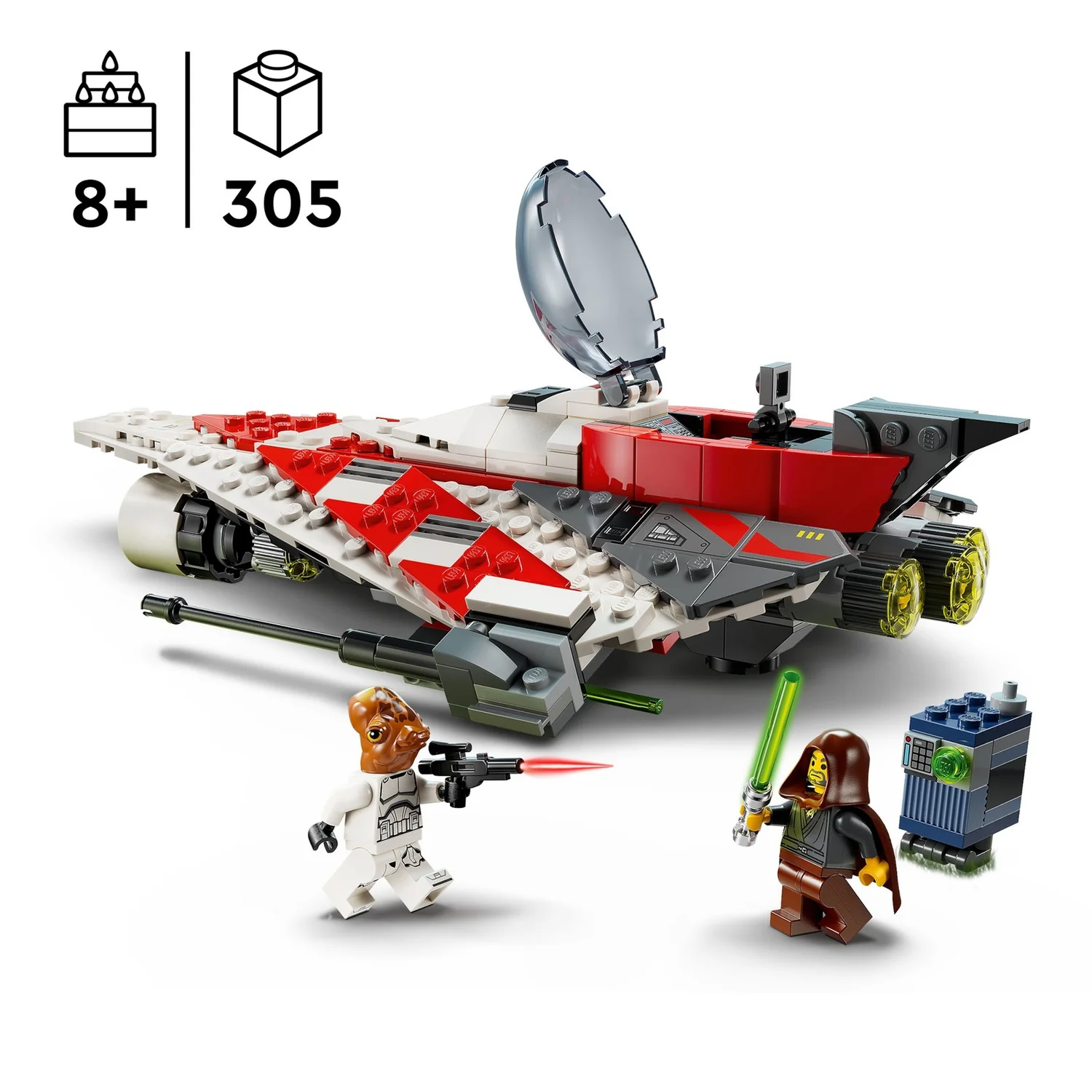 LEGO Star Wars Jedi Bob’s Starfighter Building Toy Set 75388