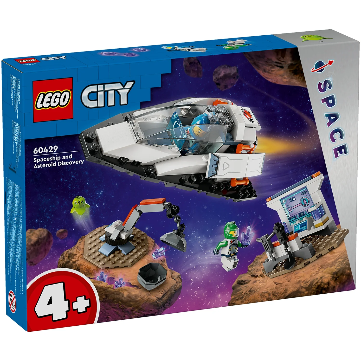 LEGO City Spaceship and Asteroid Discovery Space Toys 60429