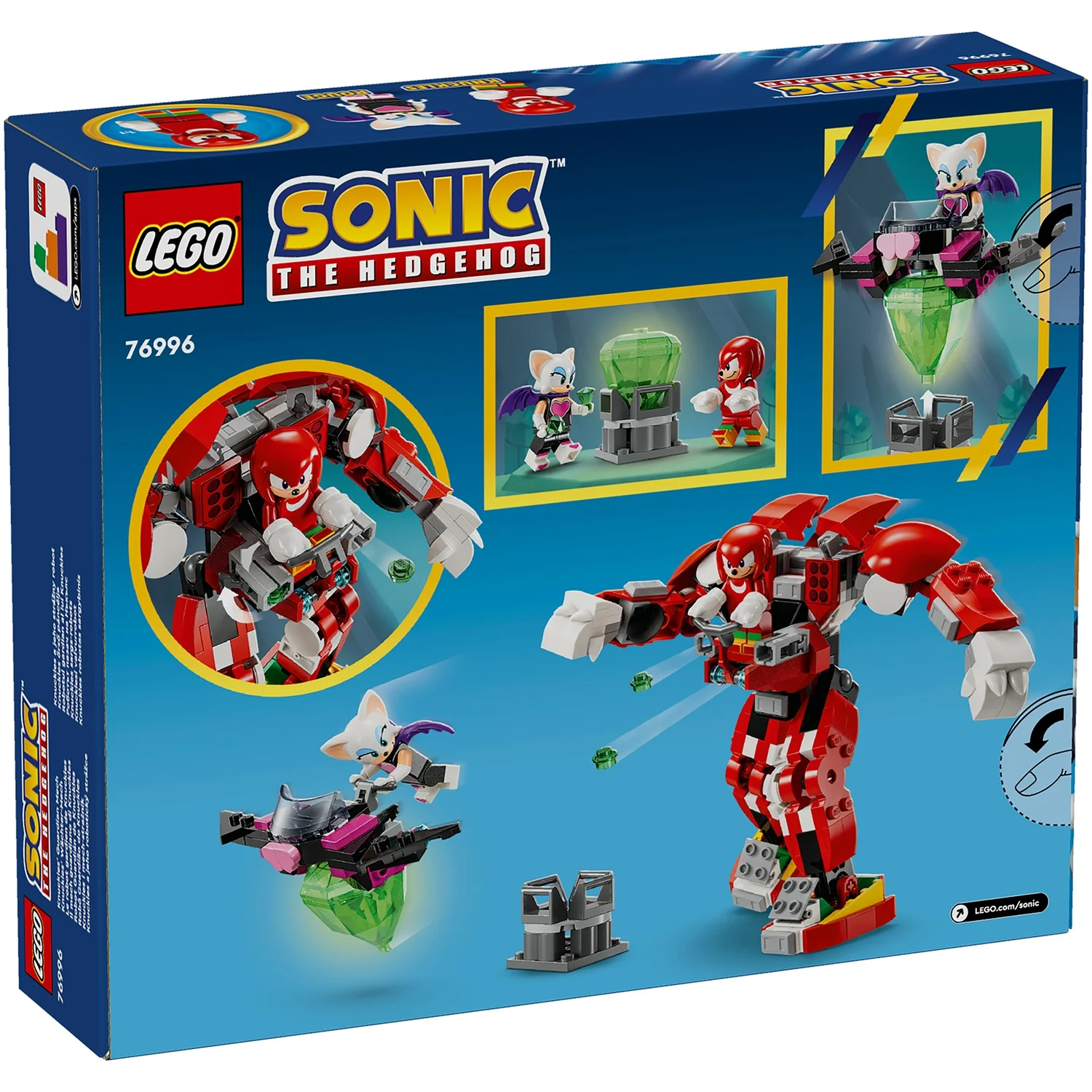 LEGO Sonic the Hedgehog Knuckles’ Guardian Mech Toy 76996