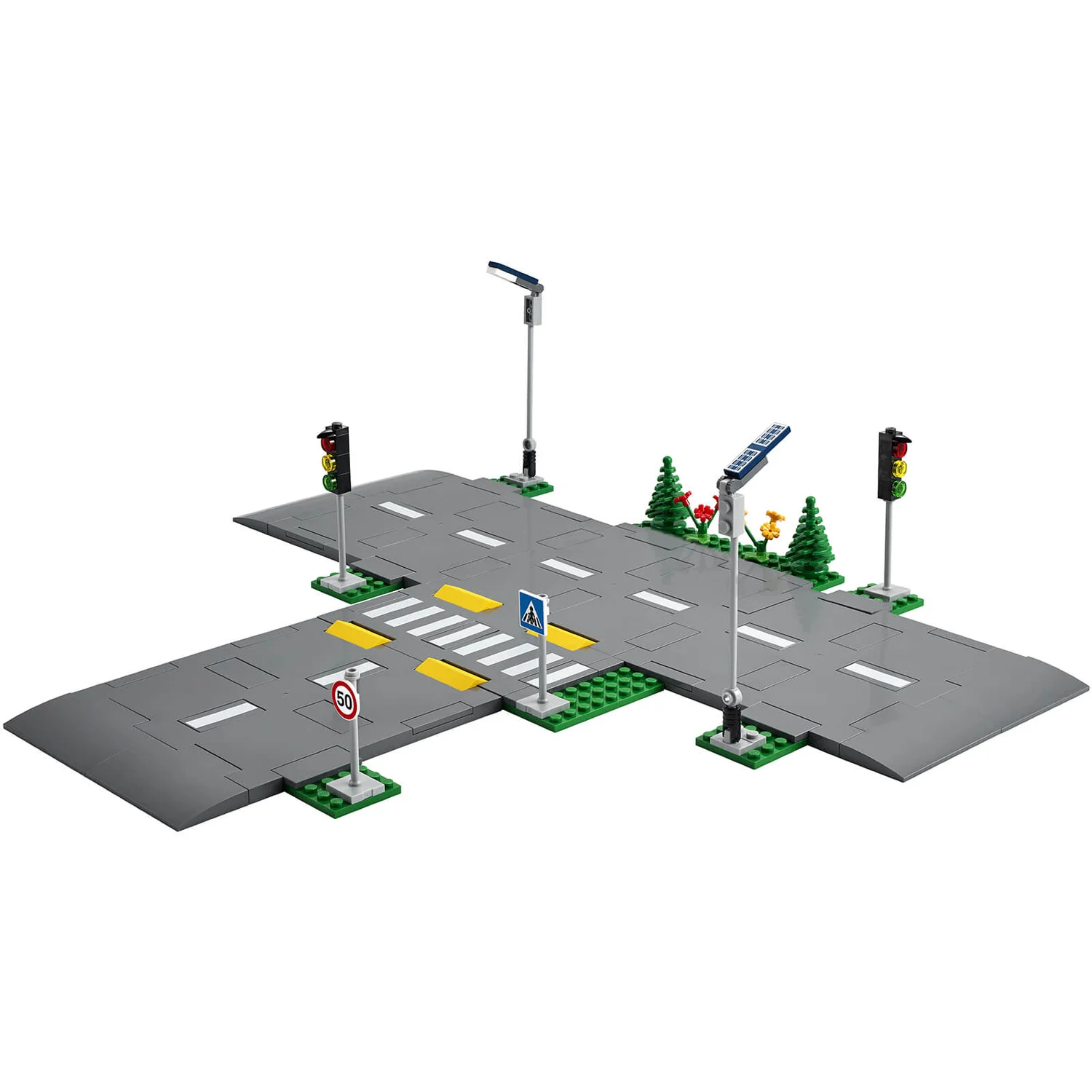LEGO City: Road Plates Building Set with Traffic Lights (60304)