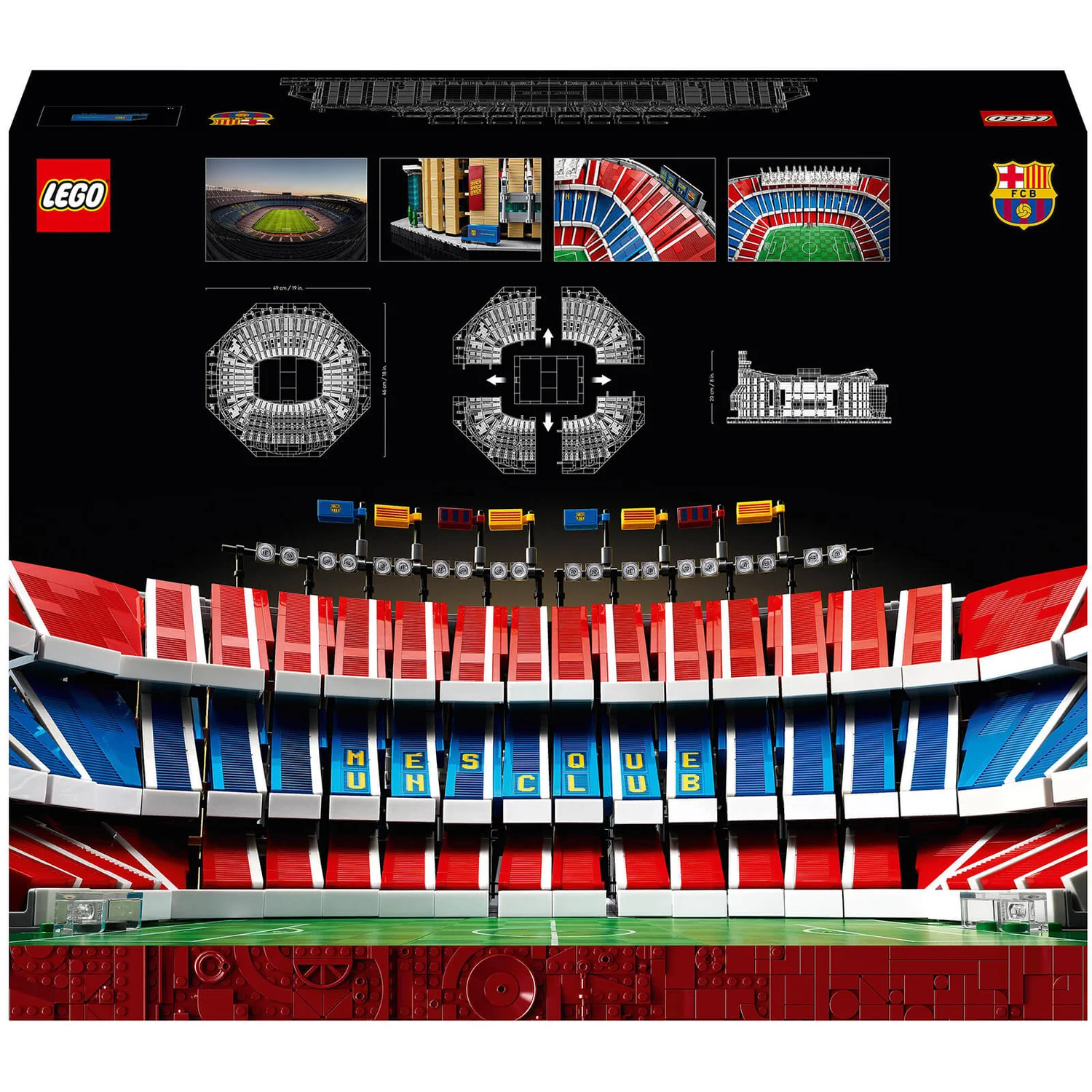 LEGO Camp Nou FC Barcelona Football Set for Adults (10284)