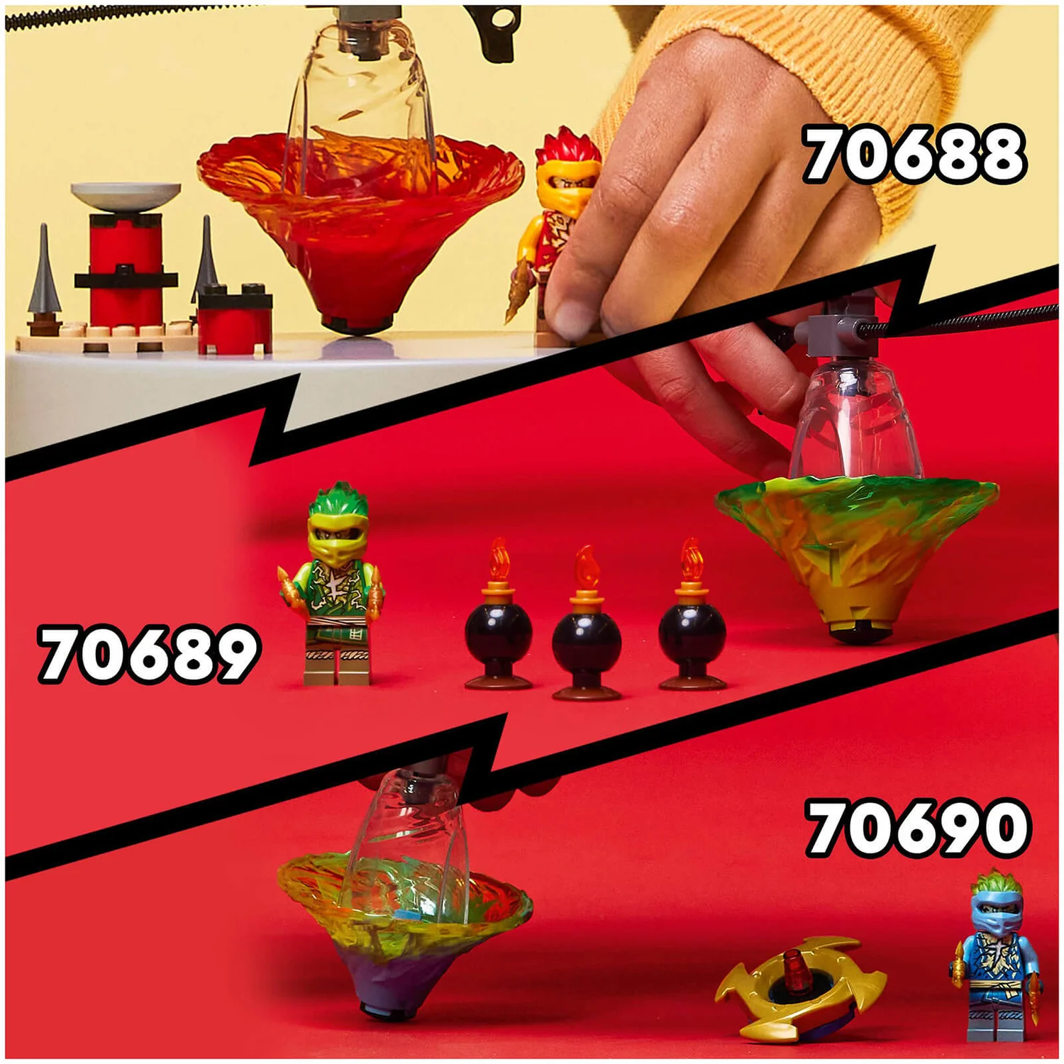LEGO NINJAGO: Lloyd’s Spinjitzu Ninja Training Spin Toy (70689)