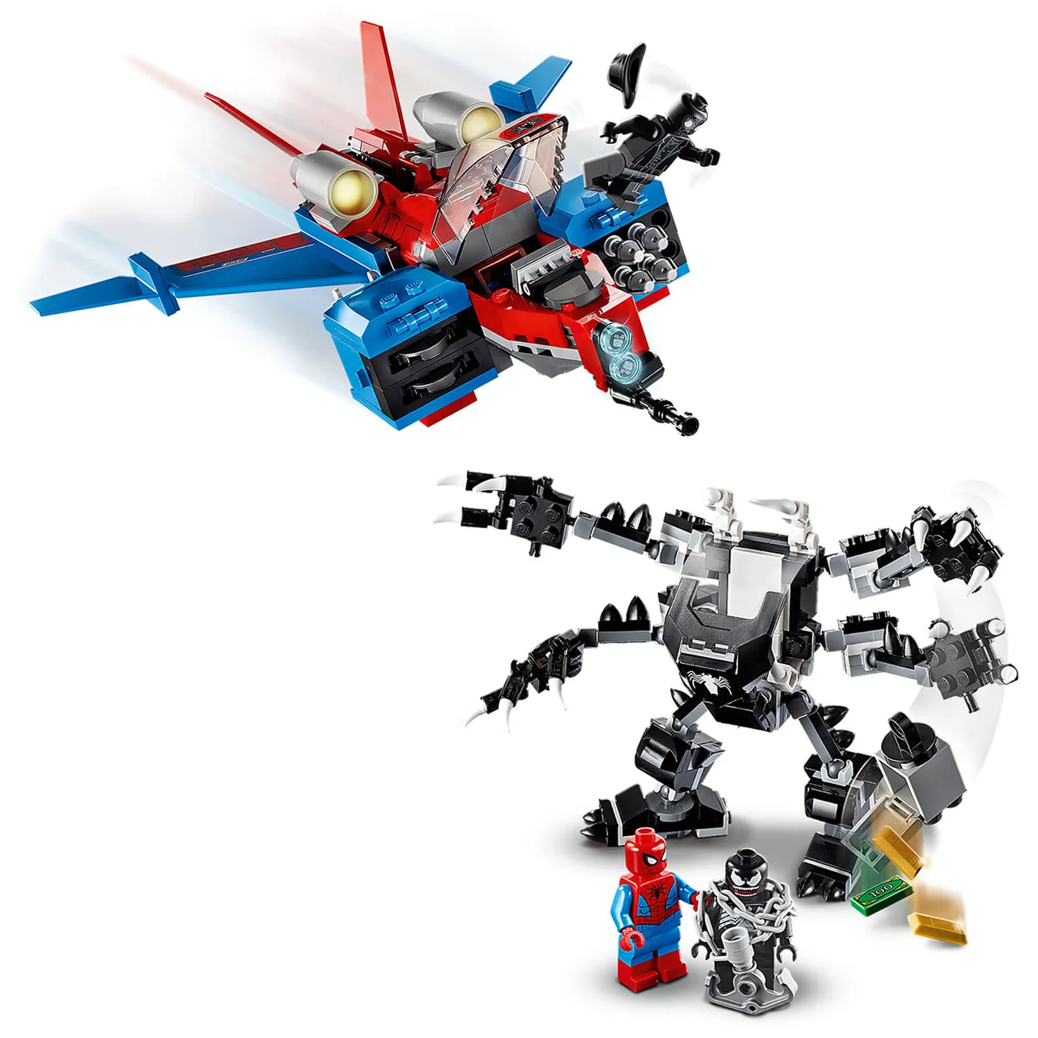 LEGO Marvel Spider-Man Jet vs. Venom Mech Playset (76150)