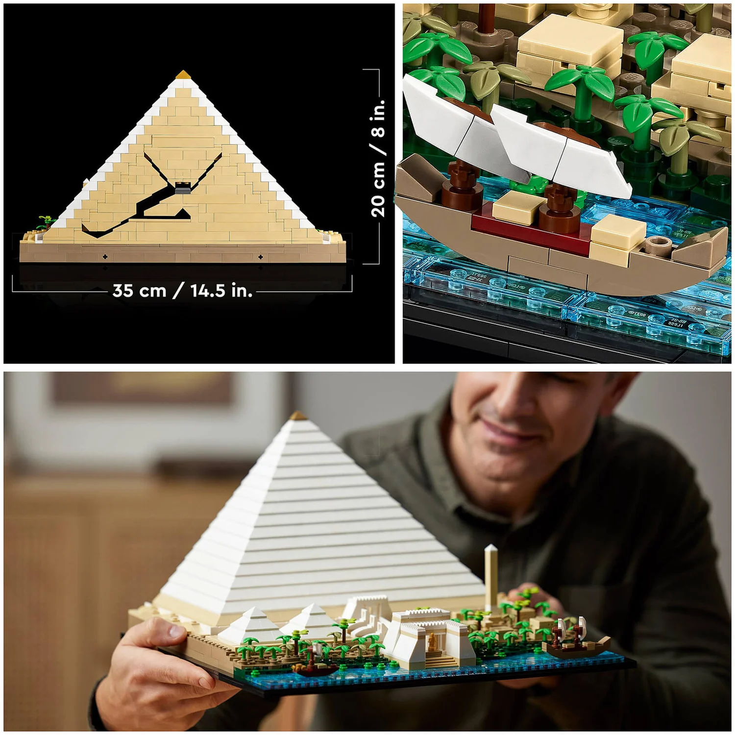 LEGO Architecture: Great Pyramid of Giza Set for Adults (21058)