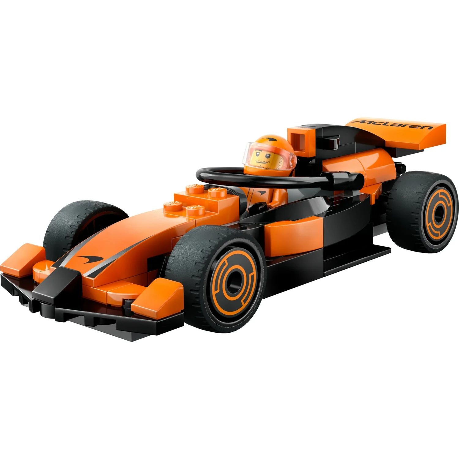 LEGO® City F1® Driver with McLaren Race Car Mini Vehicle Toy Playset 60442