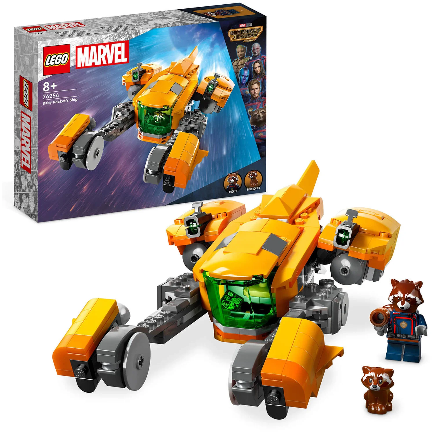 LEGO Marvel: Baby Rocket's Ship Guardians of the Galaxy (76254)