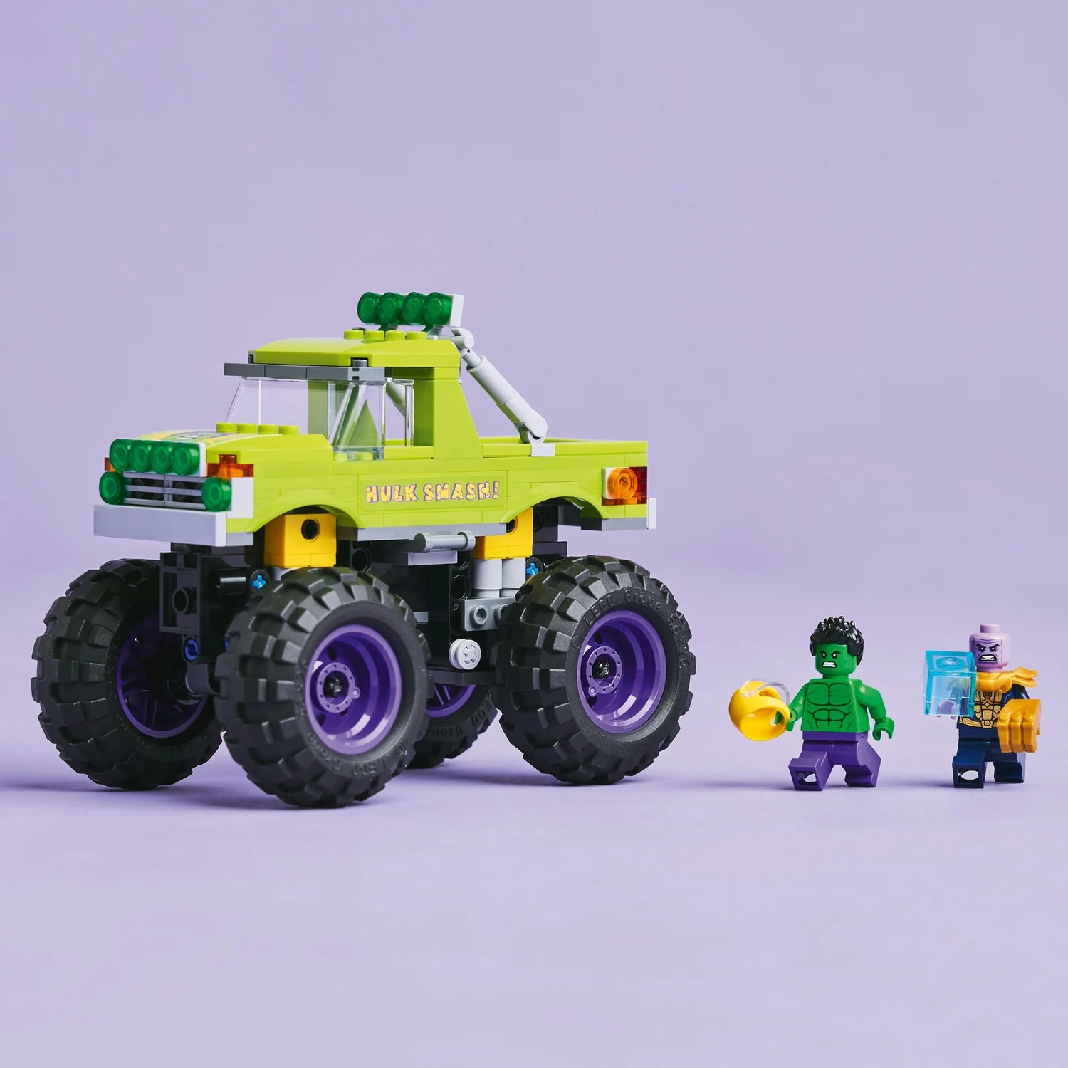 LEGO Marvel The Hulk Truck vs. Thanos Building Toy Set 76312