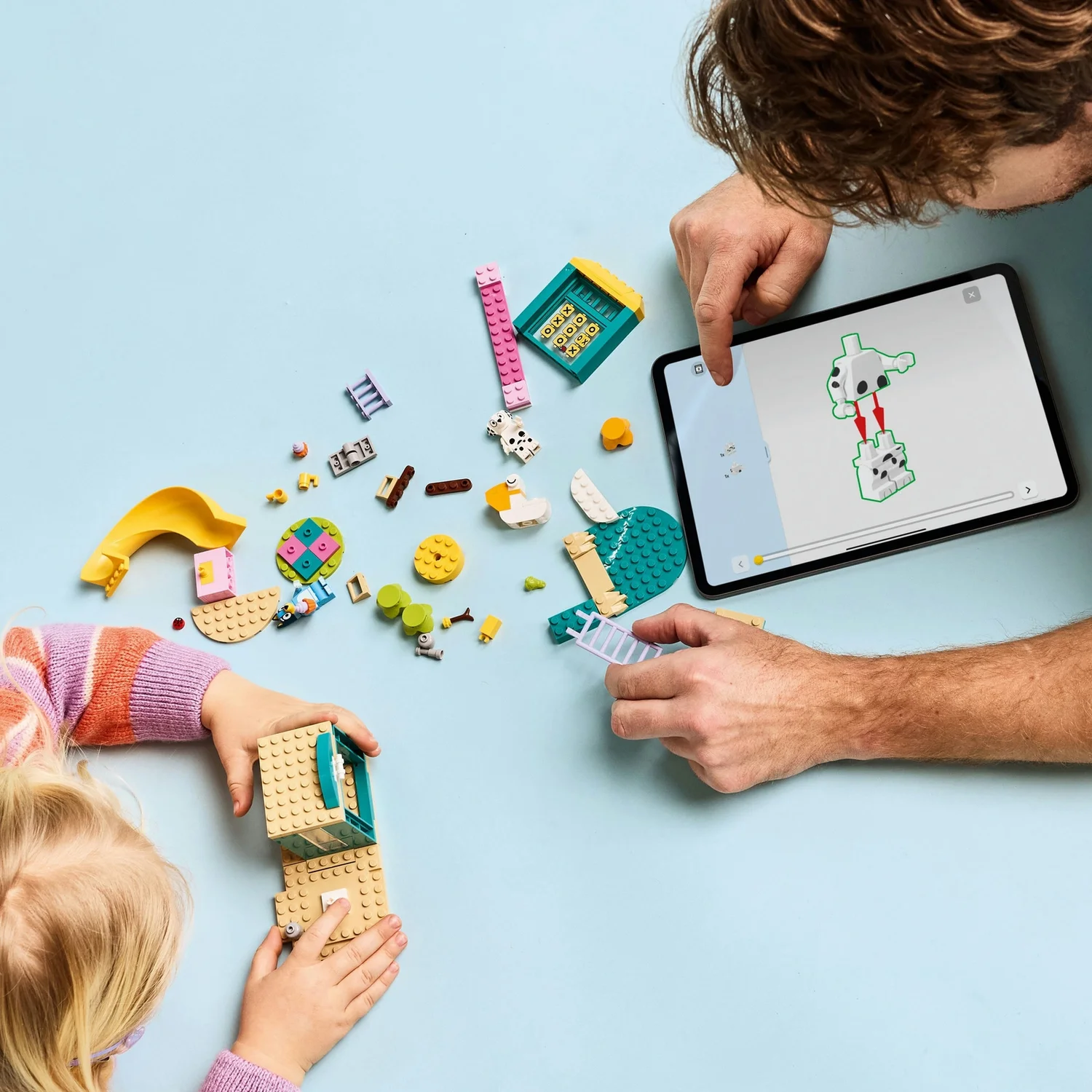 LEGO® Bluey Playground Fun with Bluey and Chloe Preschool Toy Building Kit 11201