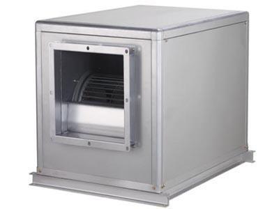 What is a low-noise cabinet centrifugal fan case