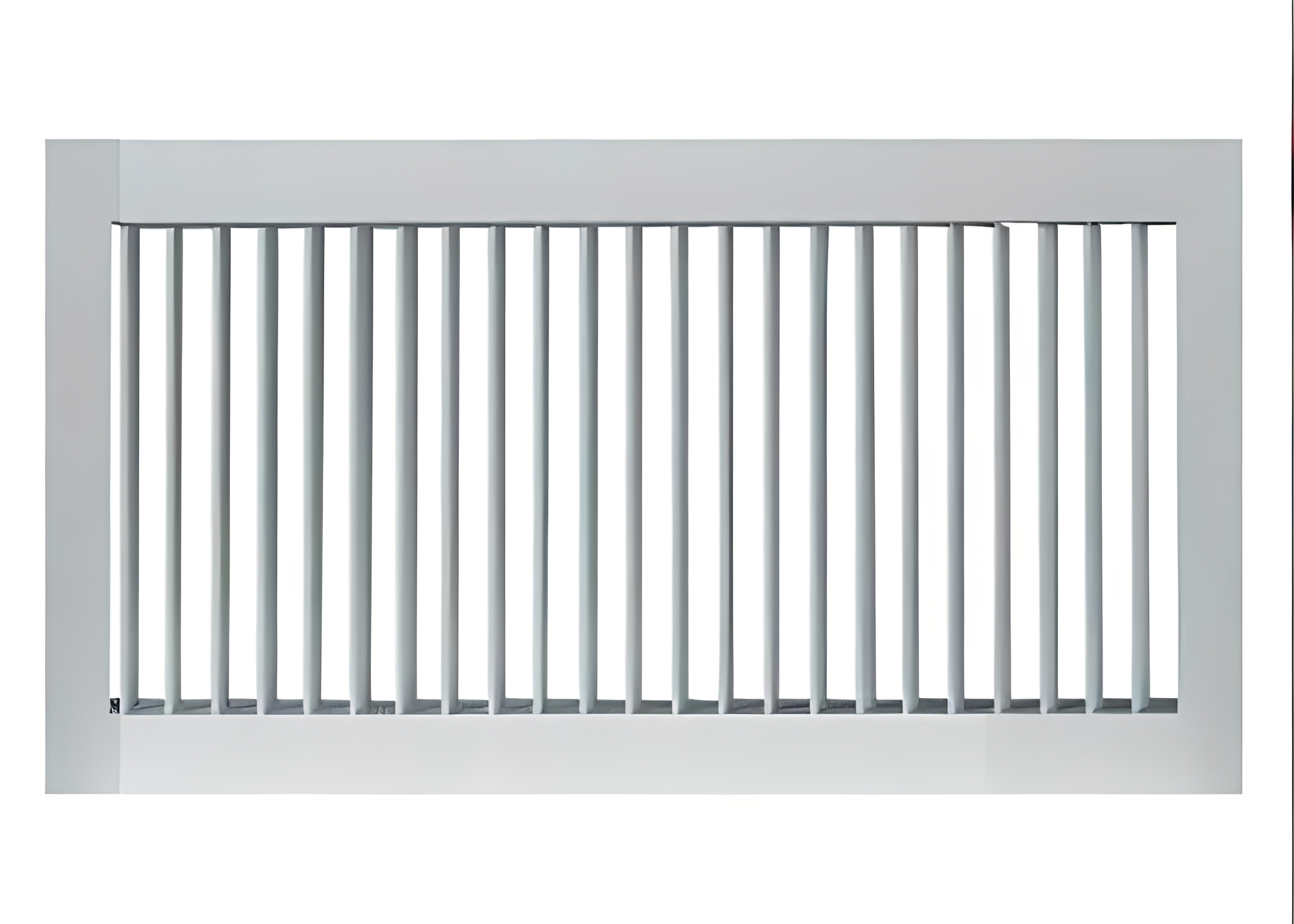 Single layer louver air outlet
