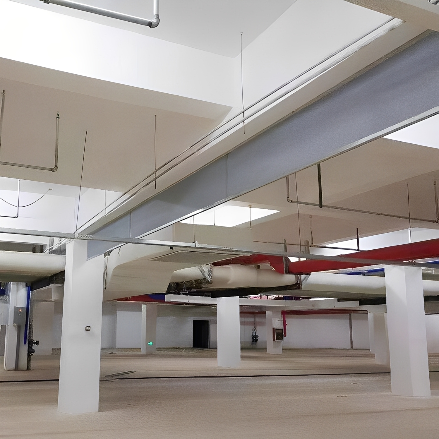 Silicone tape material smoke barrier wall