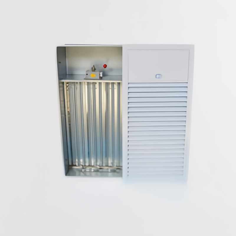 Multi page smoke exhaust buckle