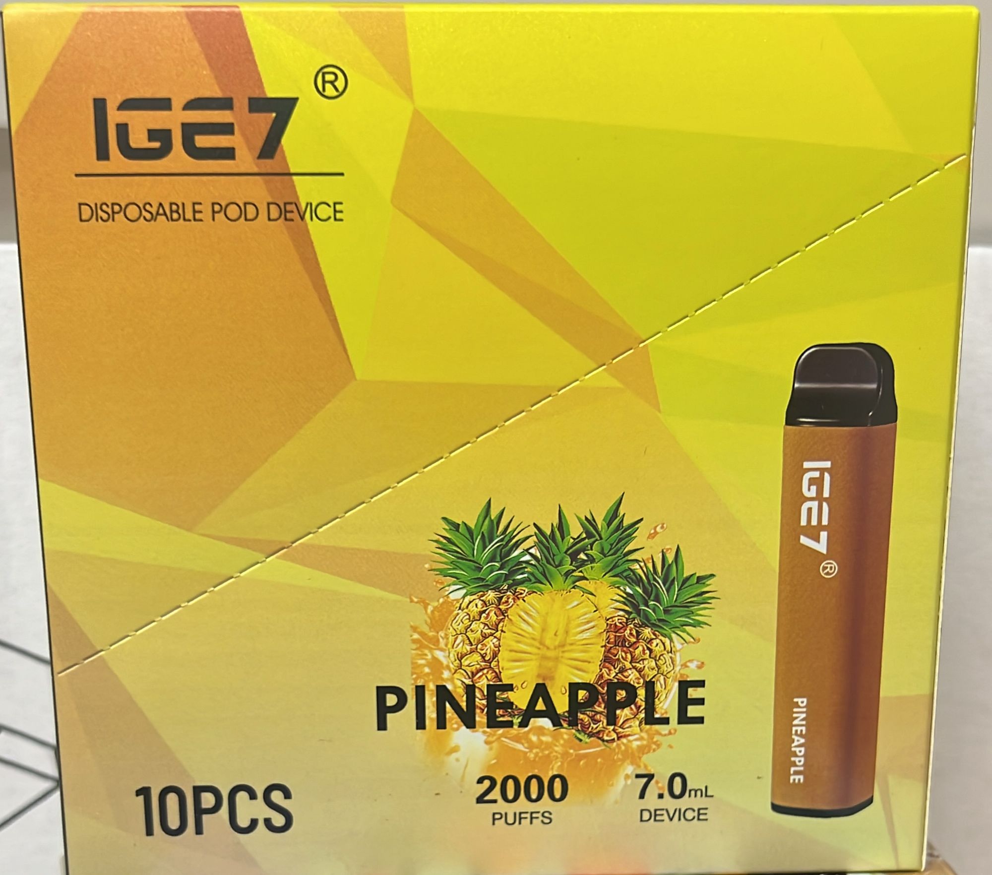 IGE 7 Pineapple e-cigarette 2000 puffs