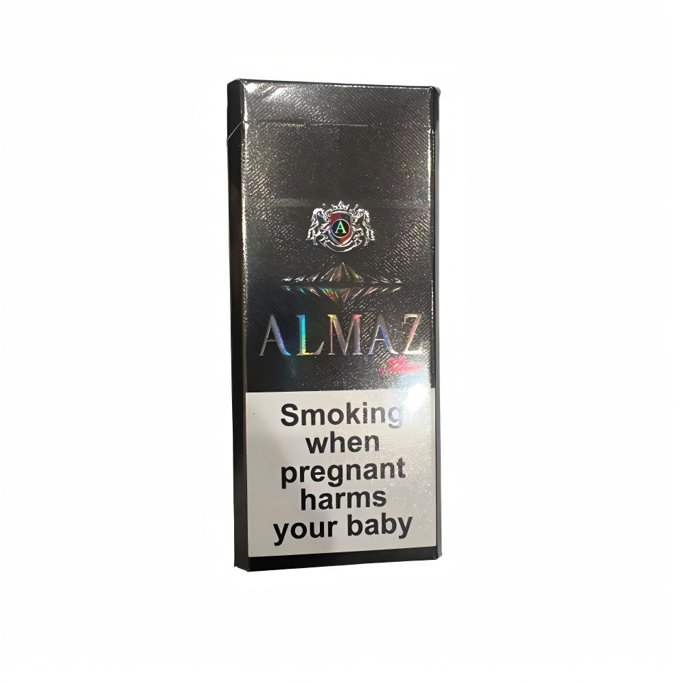 Almaz Black Slims Carton