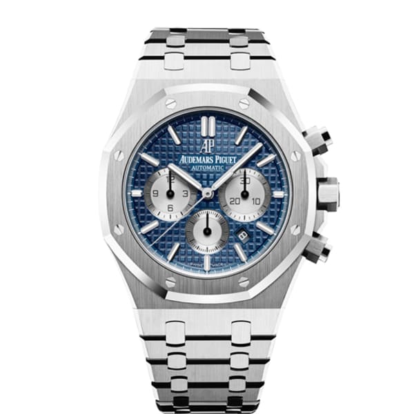 Audemars Piguet Royal Oak Selfwinding Chronograph Blue Dial 41mm Stainless Steel Watch