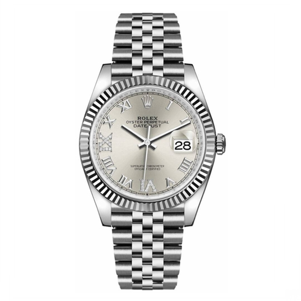 Rolex Datejust 36 Silver Dial Oyster Bracelet Men's Watch 126234-0030