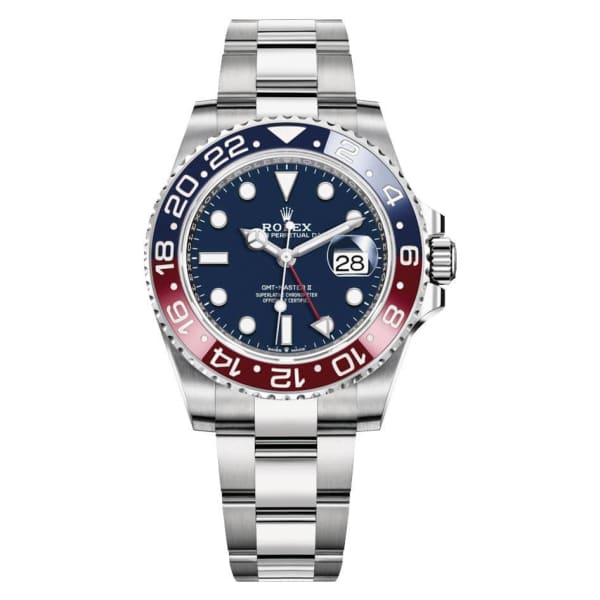 Rolex GMT-Master II Pepsi Blue Dial Reference # 126719blro-0003