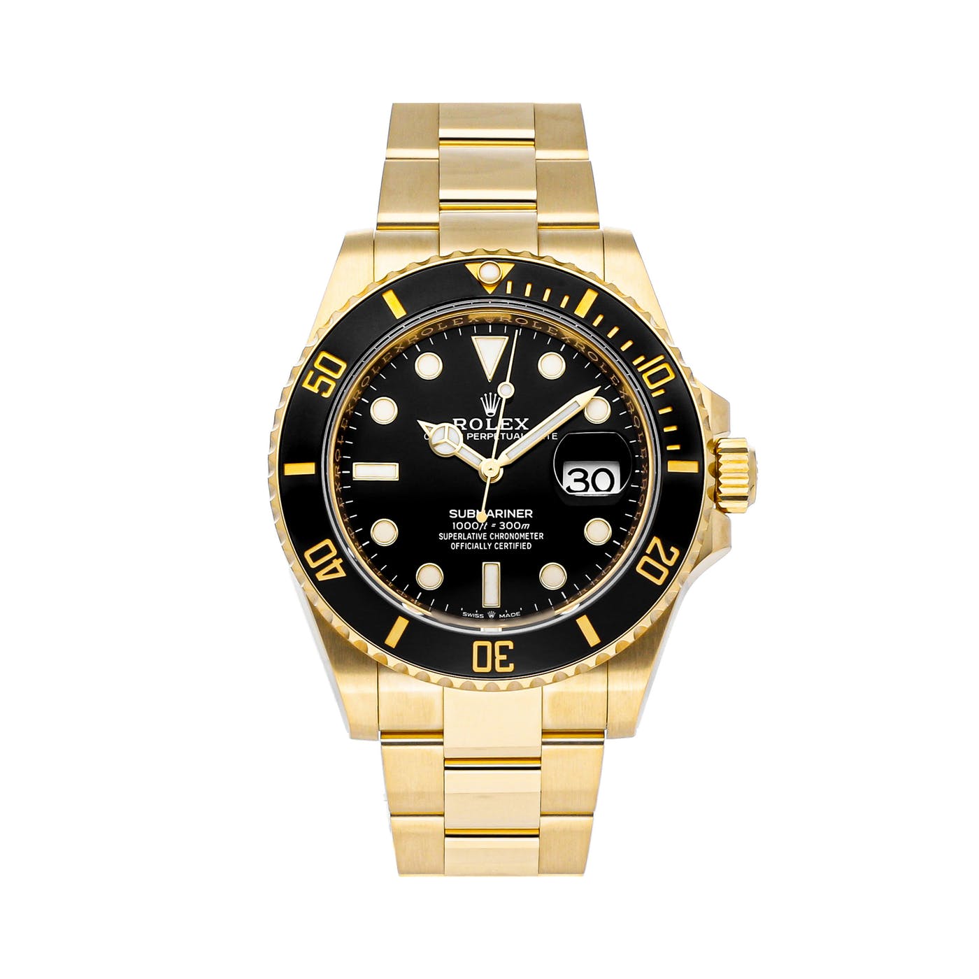 Rolex Perpetual Submariner Date 41mm Blue Dial Yellow Gold 126618LB