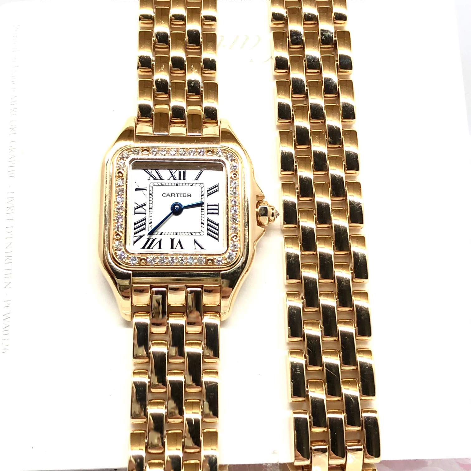 Cartier Panthère 18K Pink Gold & Diamonds Ladies Watch, WJPN0014