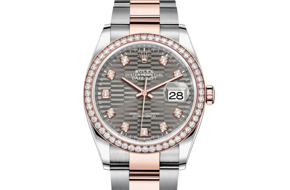 LadyRolex DATEJUST 36 Slate，126281RBR