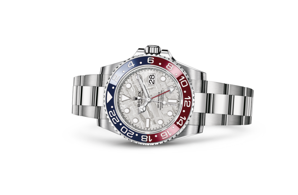Rolex GMT-Master II Pepsi 126719BLRO-0002, 18k White Gold, Meteorite Dial