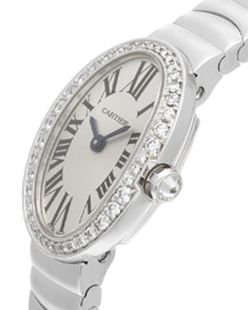 Cartier Baignoire 18K White Gold & Diamond Lady’s Watch, WB520025