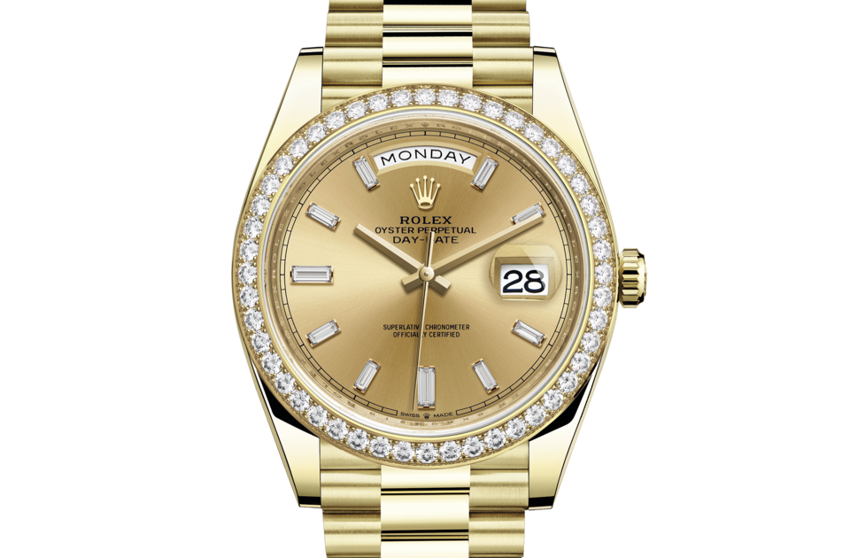 Rolex Day-Date 40 Ref 228348 DiamondDial8 Bezel