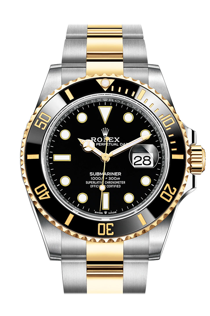 Rolex Submariner Black Index Dial Oyster Bracelet Mens Watch 116613LN
