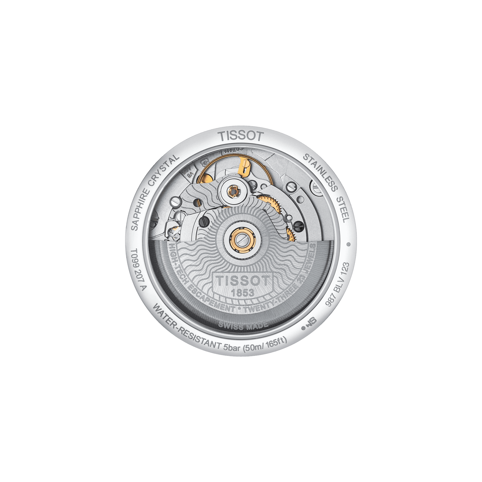 TISSOT WATCH CHEMIN DES TOURELLES POWERMATIC 80 LADY T0992072211802