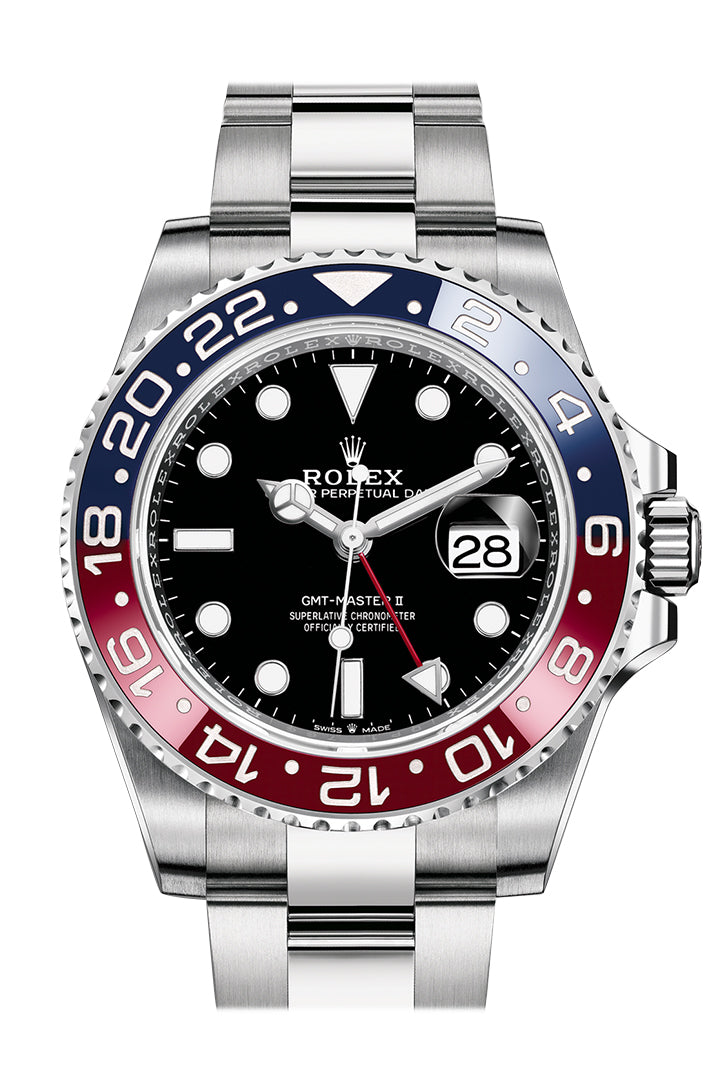Rolex GMT-Master II Pepsi Blue Dial Reference # 126719blro-0003