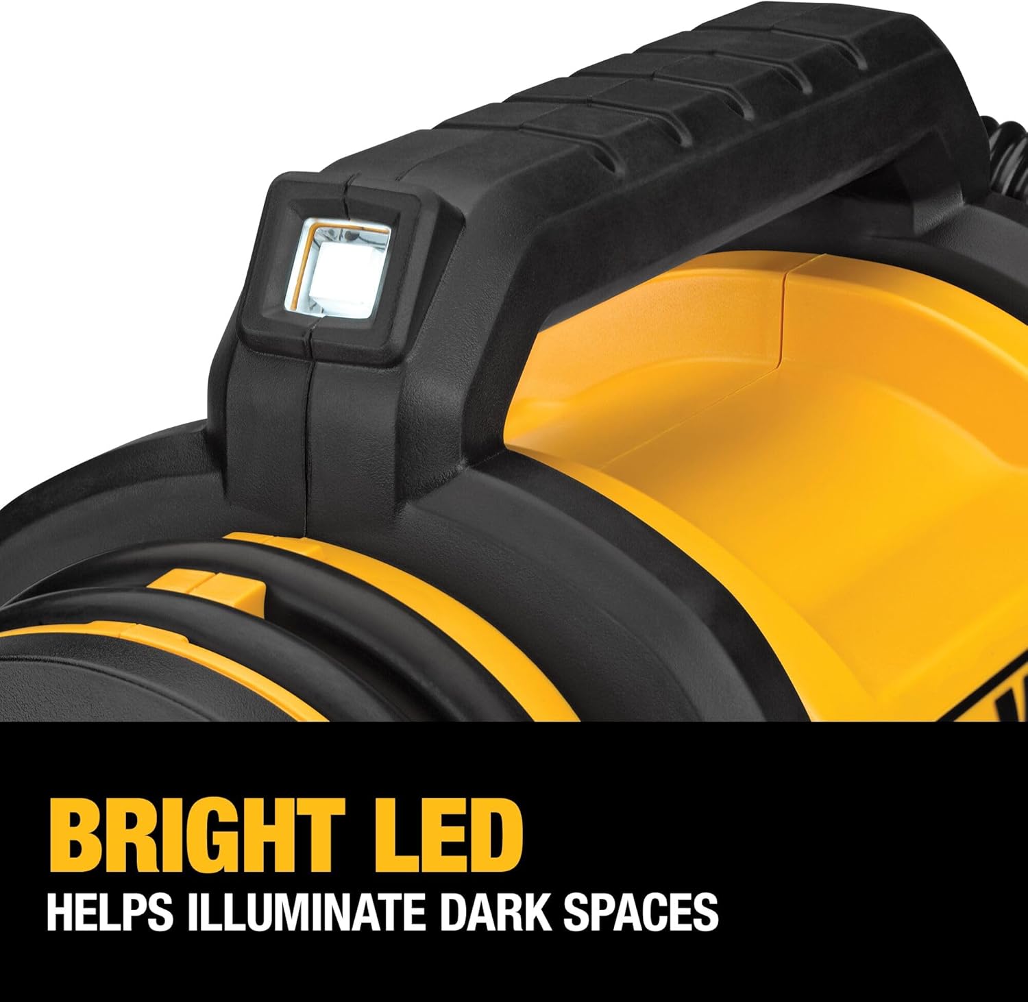 DEWALT Tire Inflator Portable Air Compressor 20V MAX, Car Air Pump with Automatic Shut Off, LED Light, Tool Only (DCC020IB)