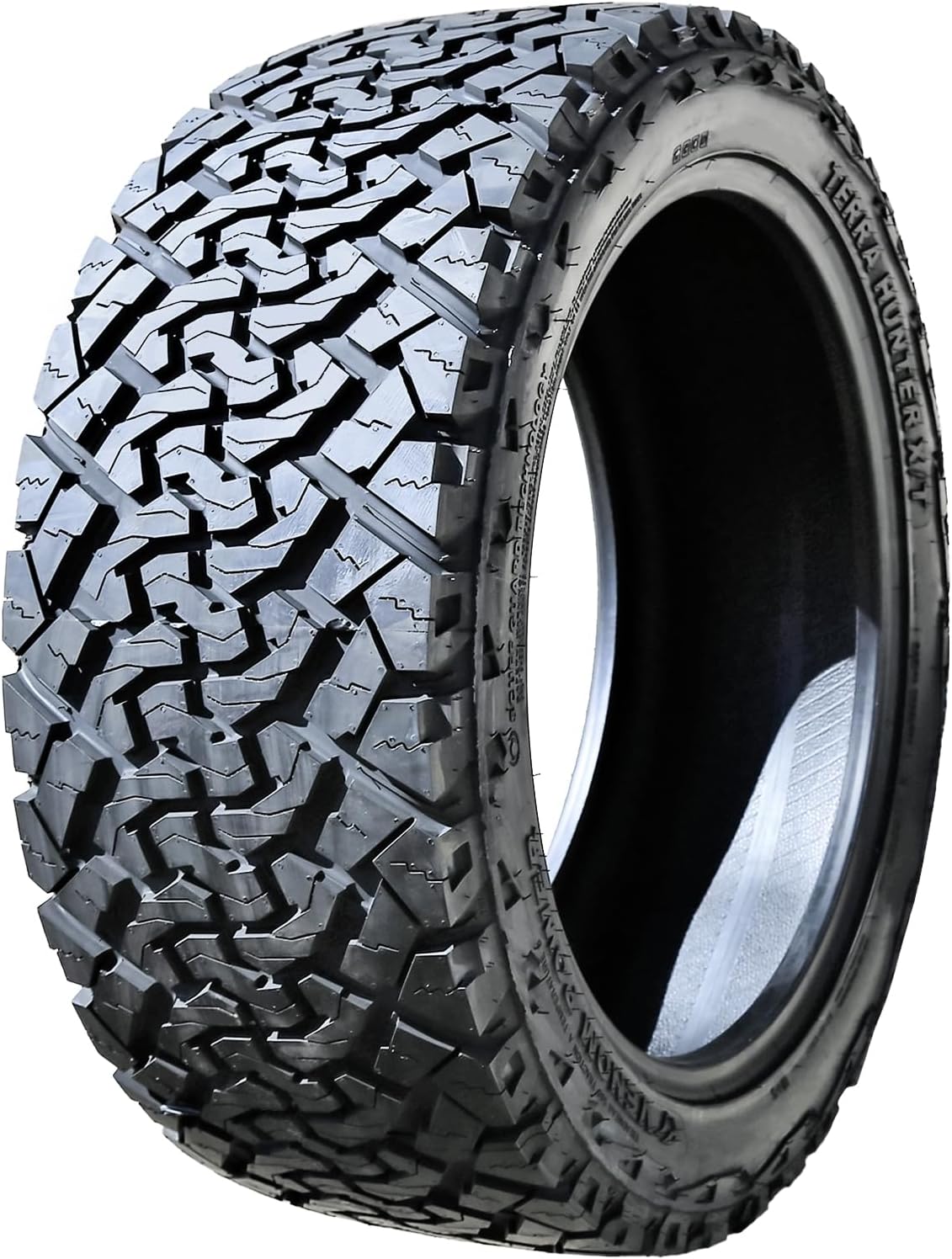 Venom Power Terra Hunter X/T XT All-Terrain Mud Light Truck Radial Tire-35X12.50R20LT 35X12.50X20 35X12.50-20 121R Load Range E LRE 10-Ply BSW Black Side Wall