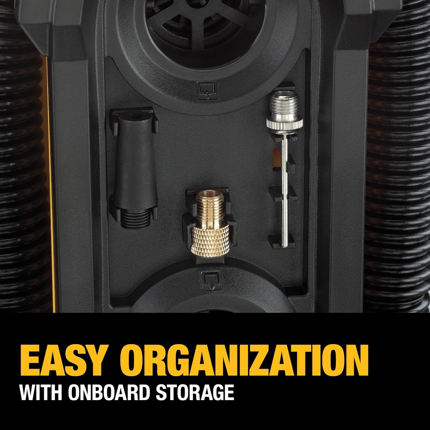 DEWALT Tire Inflator Portable Air Compressor 20V MAX, Car Air Pump with Automatic Shut Off, LED Light, Tool Only (DCC020IB)