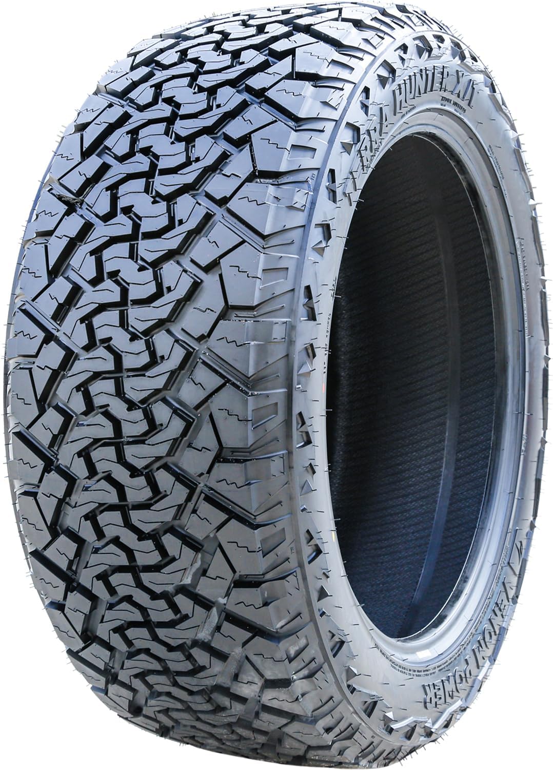 Venom Power Terra Hunter X/T XT All-Terrain Mud Light Truck Radial Tire-35X12.50R20LT 35X12.50X20 35X12.50-20 121R Load Range E LRE 10-Ply BSW Black Side Wall