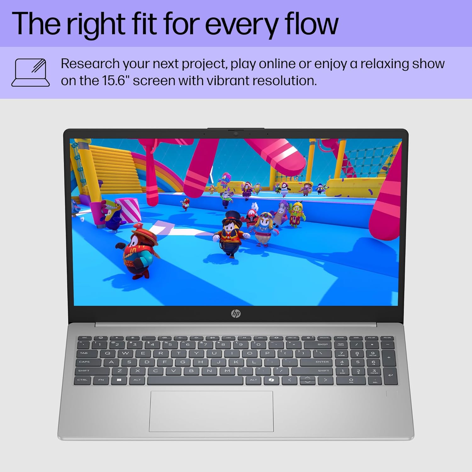 HP 15.6 inch Laptop, HD Touchscreen Display, AMD Ryzen 3 7320U, 8 GB RAM, 128 GB SSD, AMD Radeon Graphics, Windows 11 Home in S Mode, Natural Silver, 15- fc0099nr