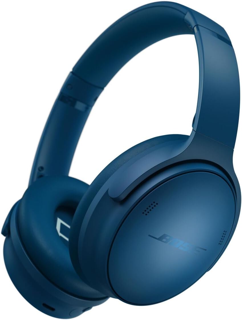 Bose QuietComfort Headphones - Wireless Bluetooth Headphones, Active Over Ear Noise Cancelling and Mic, USB-C Charging, Deep Bass, Up to 24 Hours of Playtime, Petal Pink - Limited Edition Color