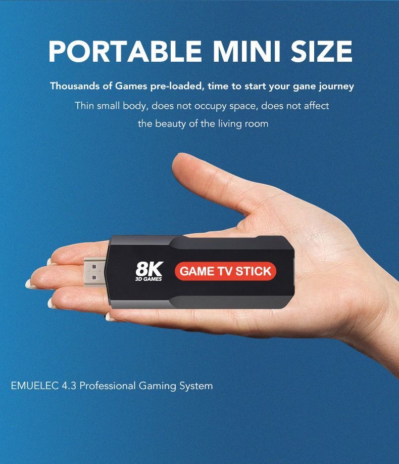Game TV Stick – 8K Ultra HD Gaming & Entertainment Hub