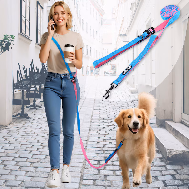 Hands Free Dog Leash, Crossbody Dog Leash, Ultralight Adjustable Running Leash, Ultralight Service Dog Leash, Hands Free Running Dog Leash