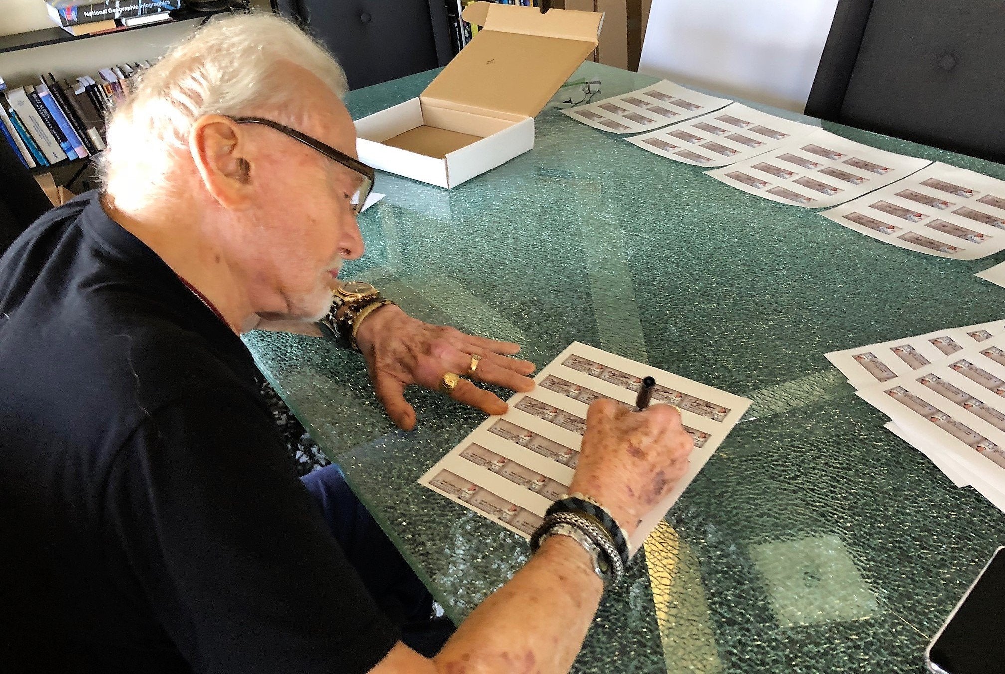 Apollo 11 50th Anniversary 5 Oz Silver One Dollar Buzz Aldrin Autographed Presentation