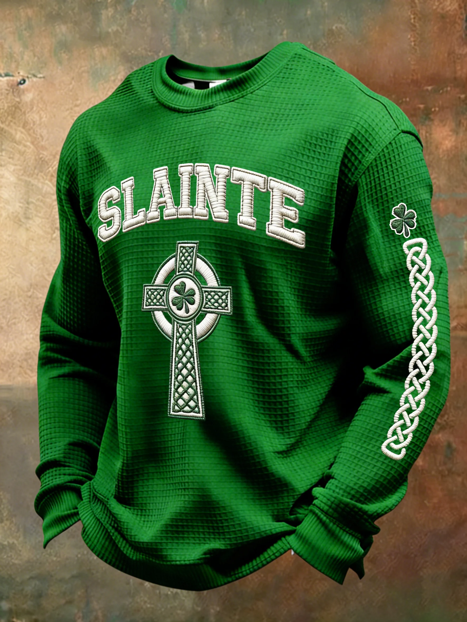 ☘️Last Day 49% Off☘️Men's St. Patrick's Day Shamrock Print Casual Top